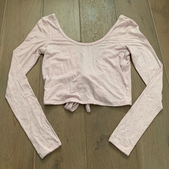 Pink It’s a tie long sleeve size 2 - Picture 3 of 3